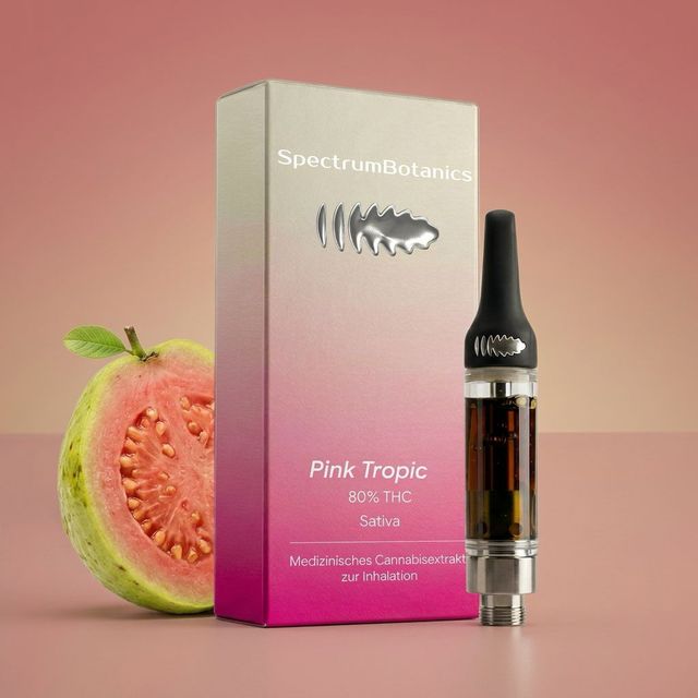 Bild Vape THC Vape 80% Spectrum Botanics Pink Tropic 0,5ml (+Gratis Akkukomponente)
